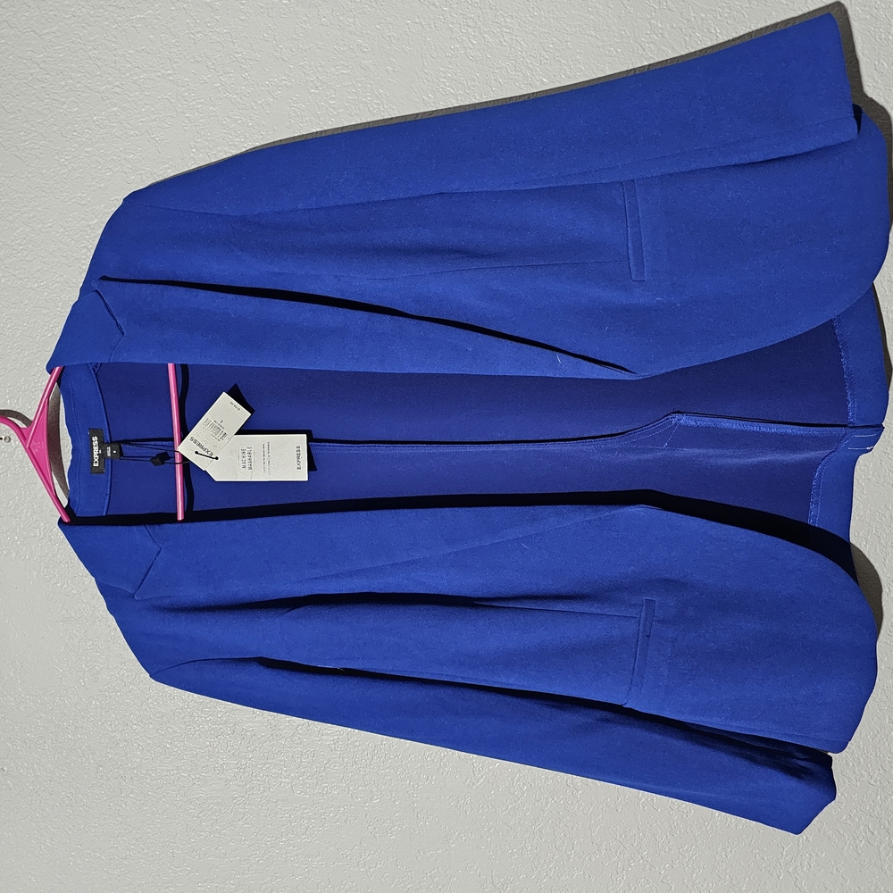Express Royal Blue Structured Blazer
